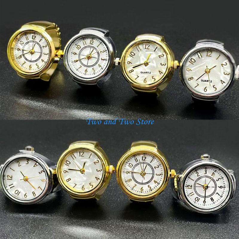 Women'S Accessories To Wear With Watch - HX6F Metallic Ring Watch Accessory for