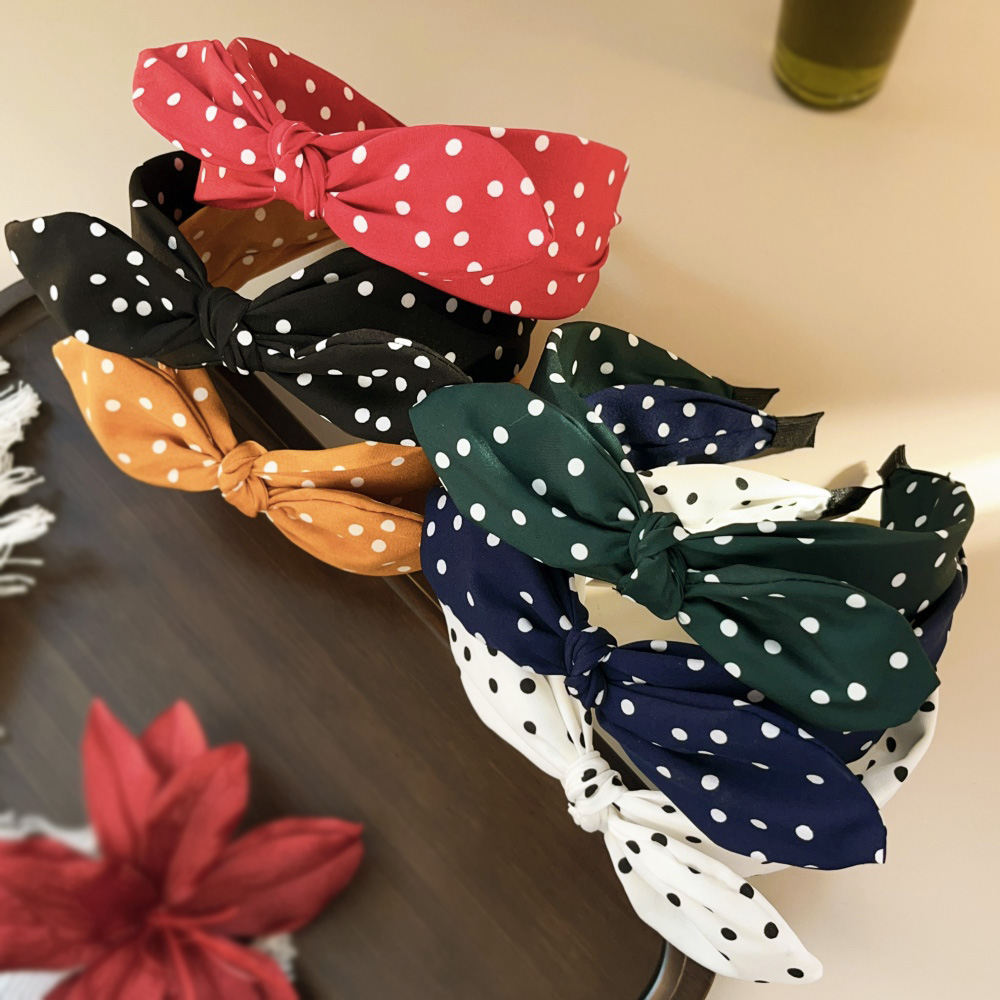 Boho Dots Wide Hair Bands for  - Women Accessories Wholesale China recension och pris