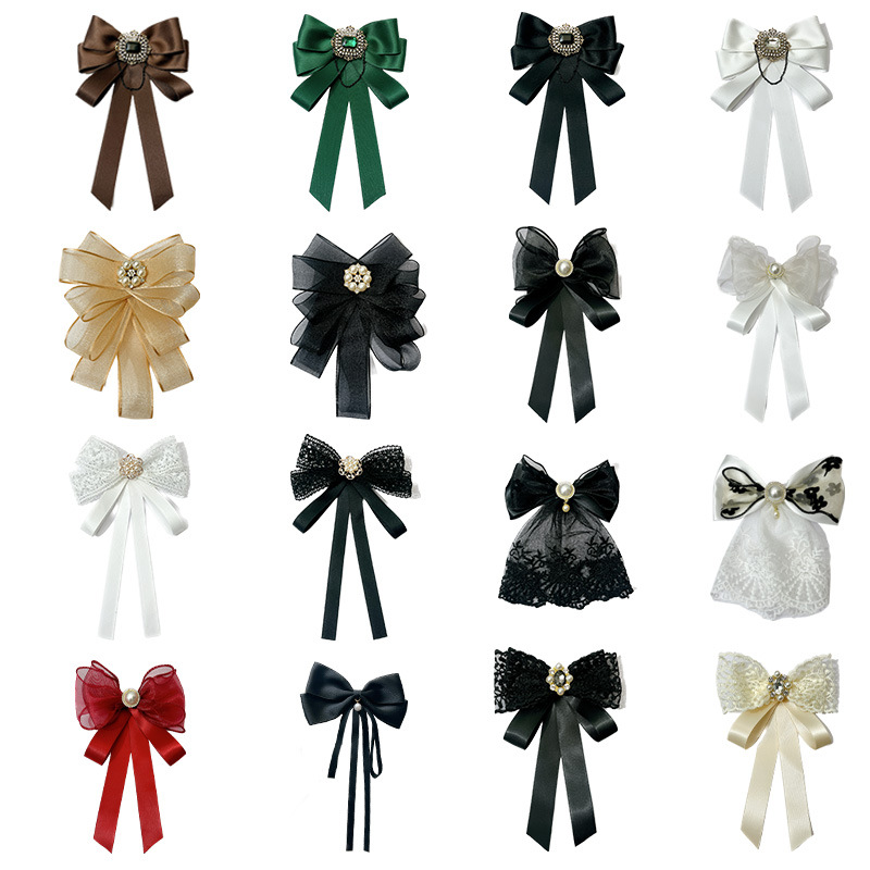 Korean Fabric Bow Tie Brooch P - Women Accessories Bouquet recension och pris