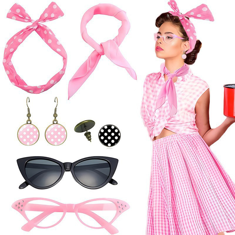 1950s Fancy Dress Costume Acce - Women'S Accessories In The 1950S recension och pris