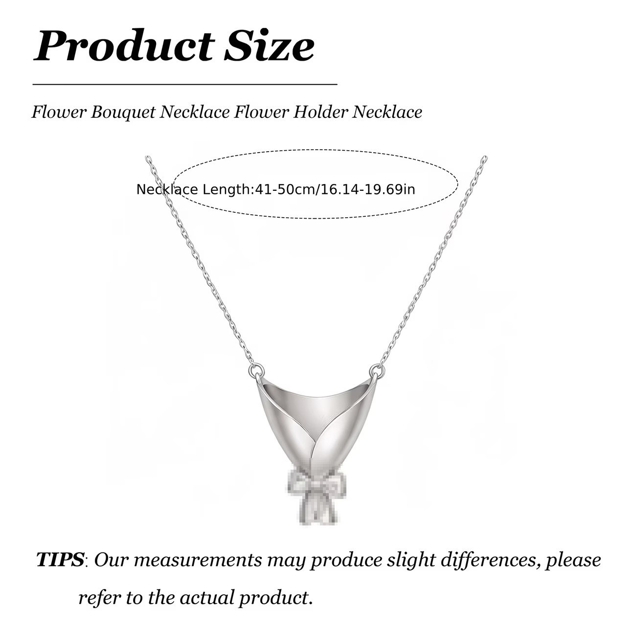 Flower Holder Necklace 2026 DI - Women Accessories Bouquet recension och pris