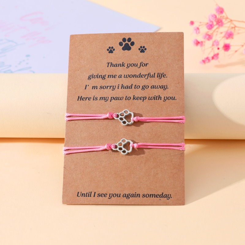 Adjustable Paw Print Couple Br - Women Accessories Meaning recension och pris