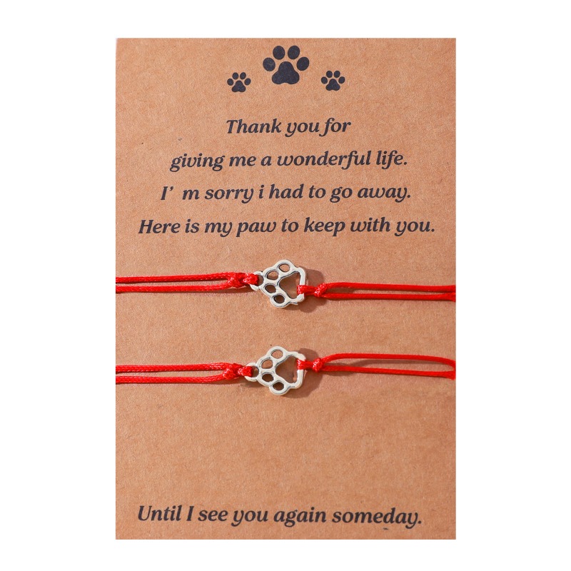 Adjustable Paw Print Couple Br - Women Accessories Meaning recension och pris