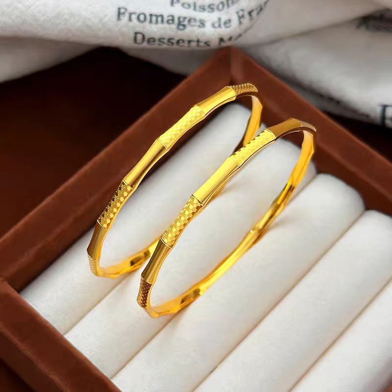 24K Gold AU999 Dragon Scale Ba - Women Accessories Meaning recension och pris