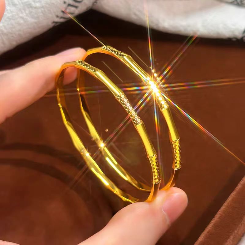 24K Gold AU999 Dragon Scale Ba - Women Accessories Meaning recension och pris