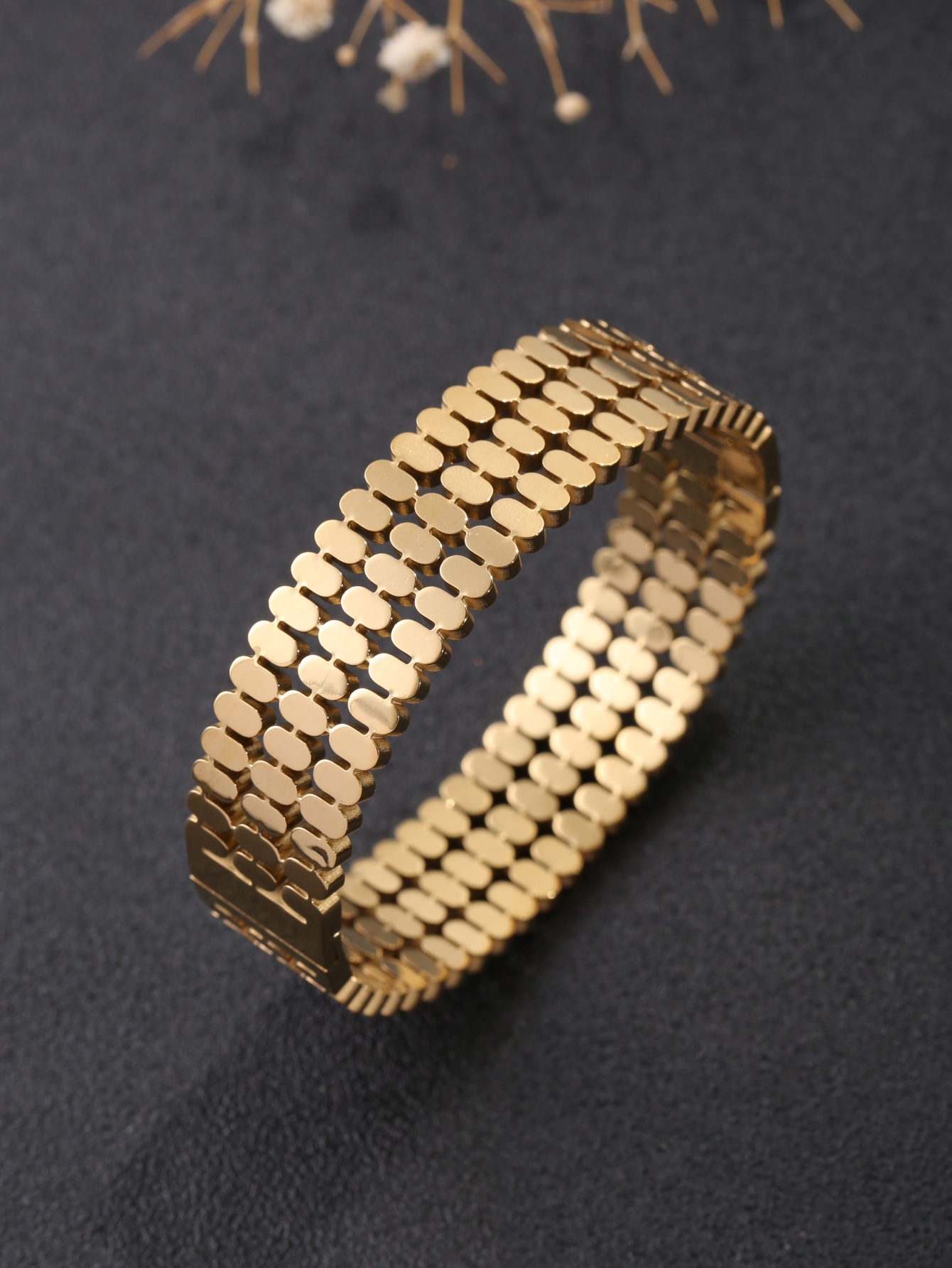 1 Piece Stainless Steel 18K Go - Women'S Accessories To Wear With Watch recension och pris