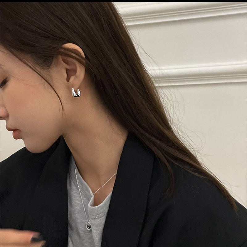 Silver Ear Ring Unique High En - Women'S Accessories New Look recension och pris