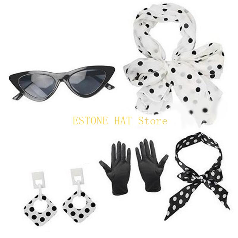 49MF 5Pieces Rockabilly Access - Women'S Accessories In The 1950S recension och pris
