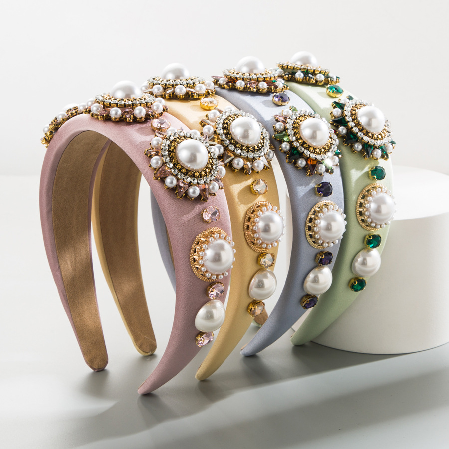 Baroque Rhinestone Headband Ha - Women Accessories Wholesale China recension och pris