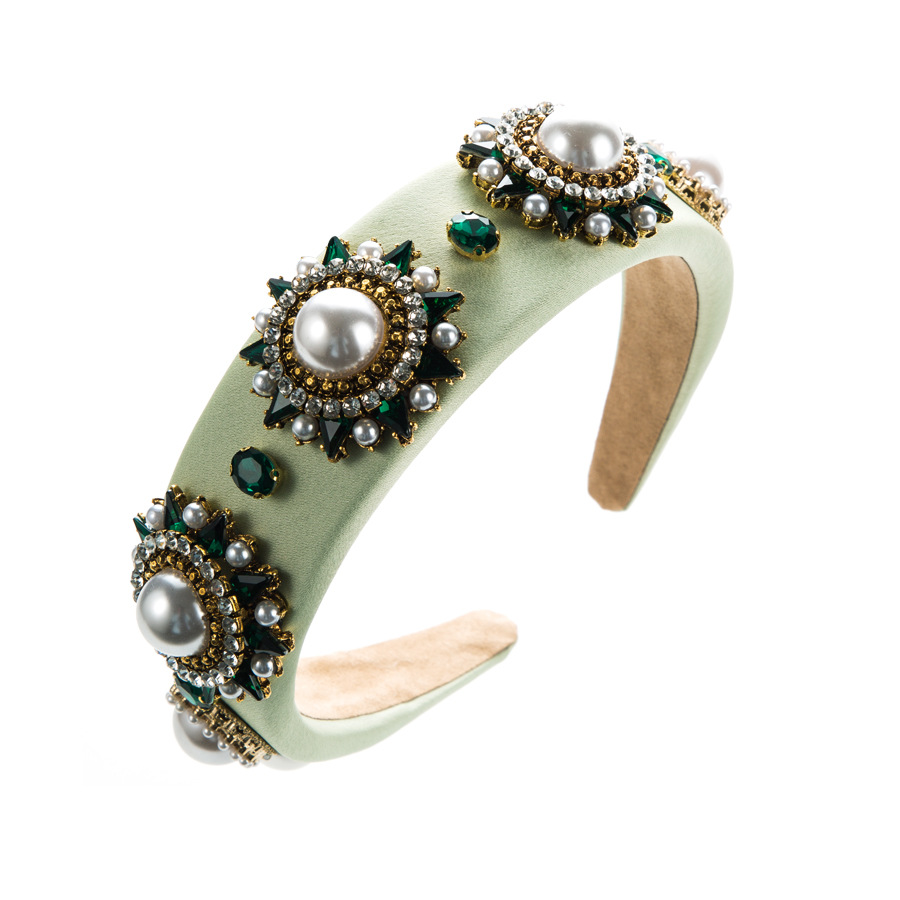 Baroque Rhinestone Headband Ha - Women Accessories Wholesale China recension och pris