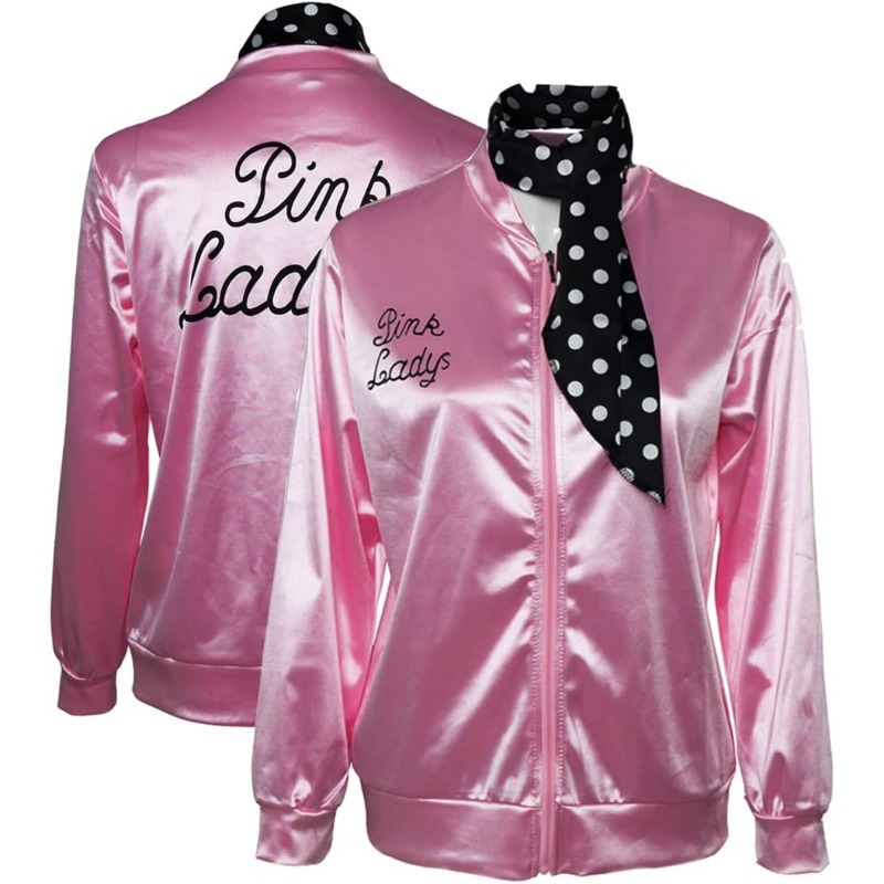 Women's 50s Ladys Pink Satin J - Women'S Accessories In The 1950S recension och pris