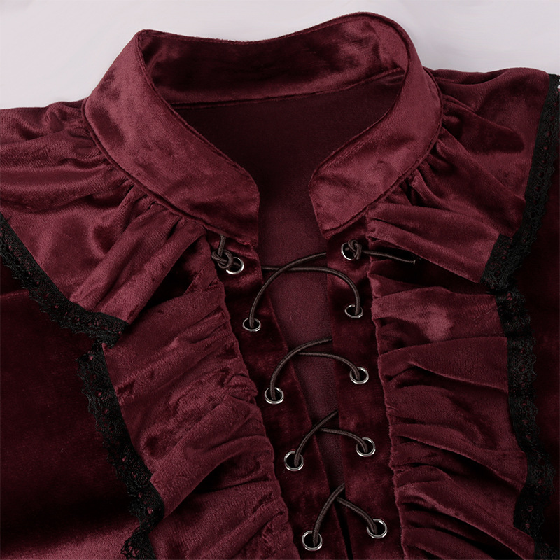 Men's victorian shirt Velvet R - Layered Necklace Set recension och pris