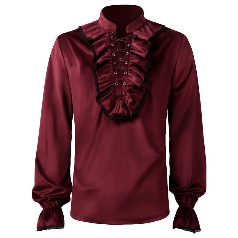 Men's victorian shirt Velvet R - Layered Necklace Set recension och pris