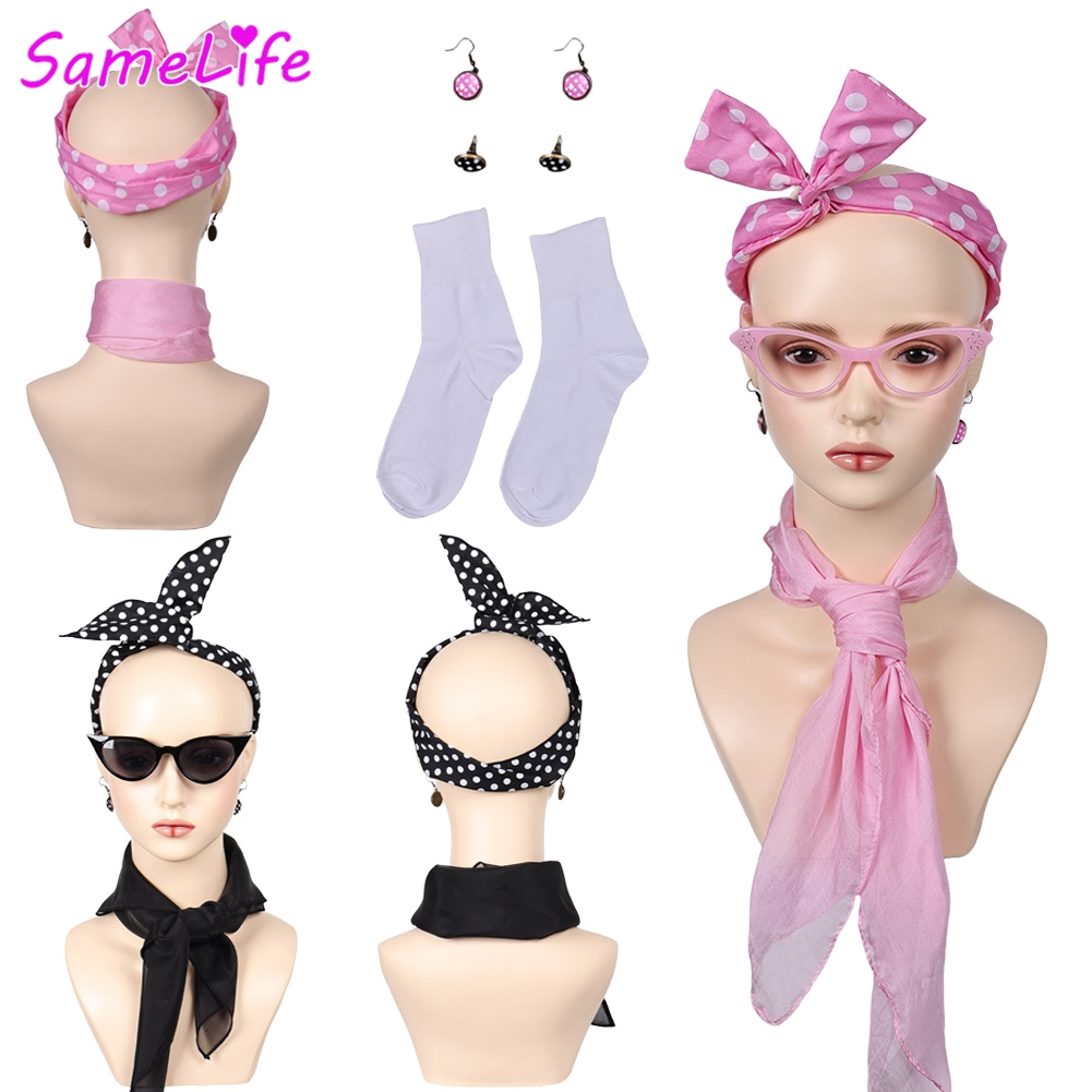 Movie Grease 1950s Pink Ladies - Women'S Accessories In The 1950S recension och pris