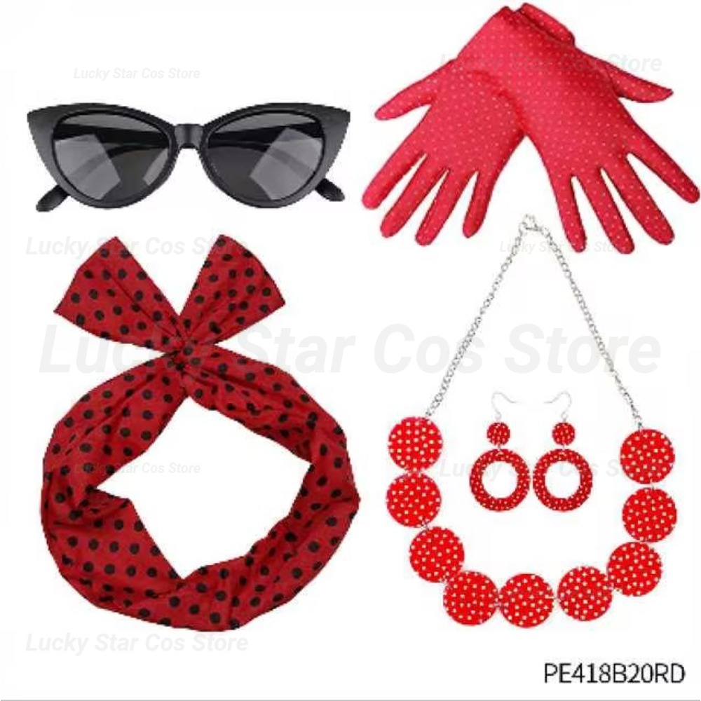 50s Retro Costume Accessories  - Women'S Accessories In The 1950S recension och pris