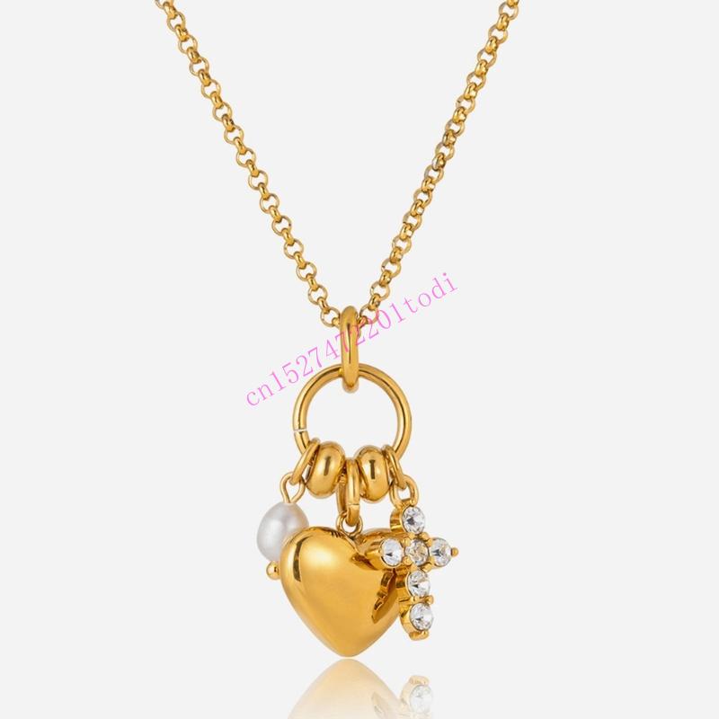 Adjustable Chain Heart Crucifi - Women Accessories Meaning recension och pris
