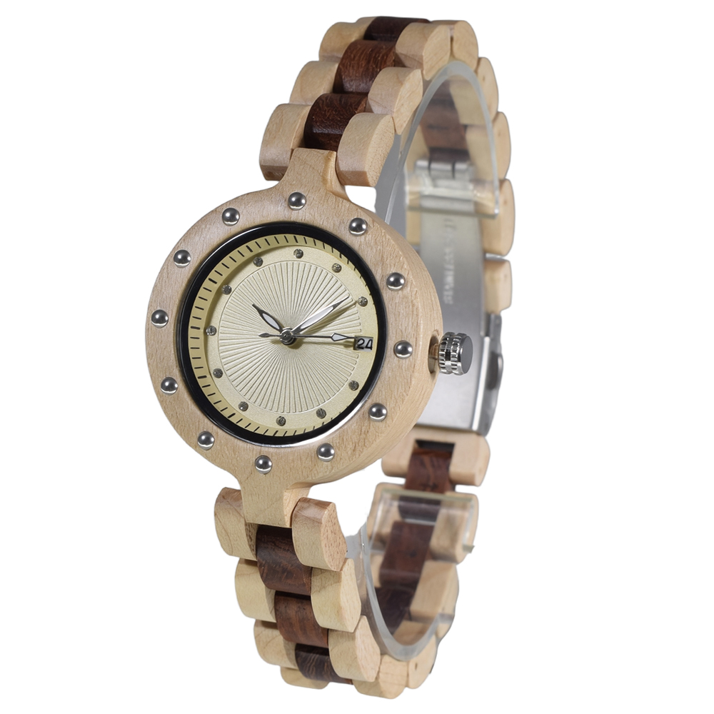 Vintage Wooden Quartz Watch fo - Women'S Accessories To Wear With Watch recension och pris