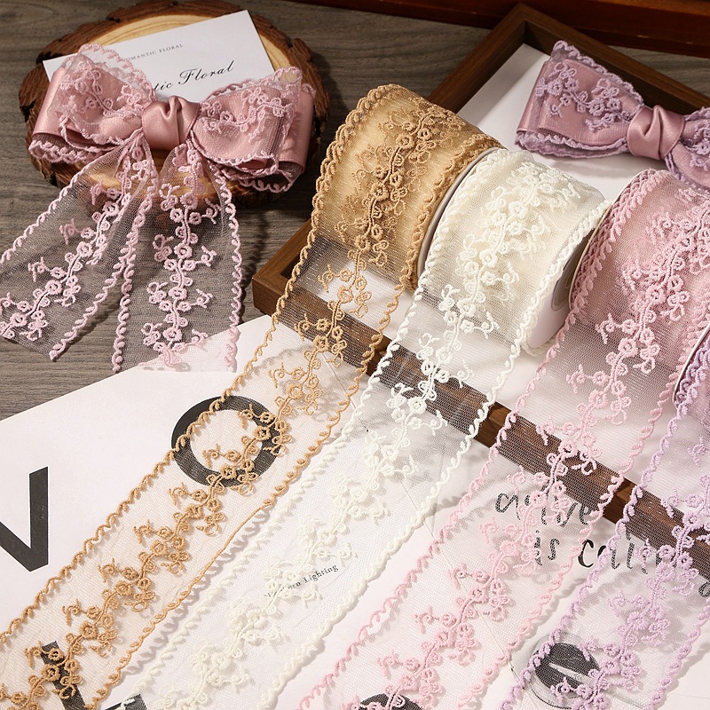 1 Yard Floral Embroidered Lace - Women Accessories Bouquet recension och pris