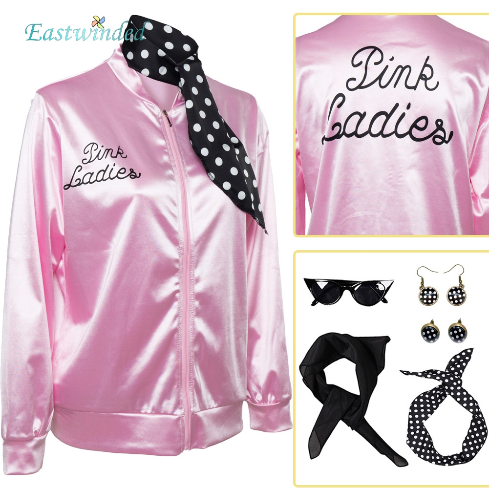 Pink Ladies Grease Cosplay Shi - Women'S Accessories In The 1950S recension och pris
