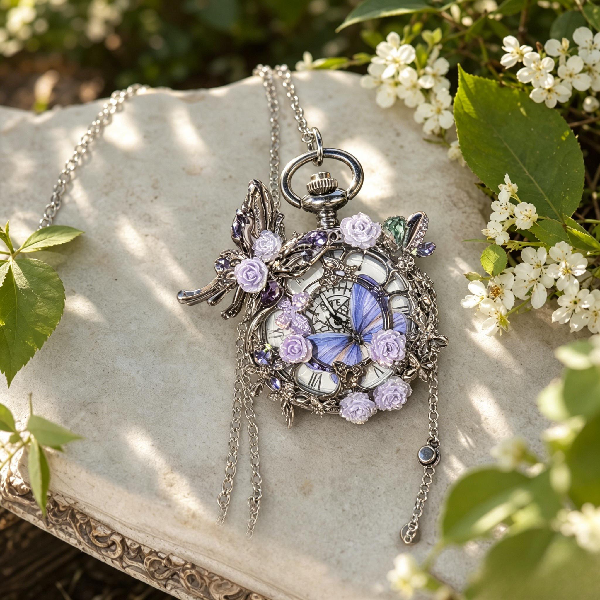Handmade Vintage Butterfly Poc - Women'S Accessories To Wear With Watch recension och pris