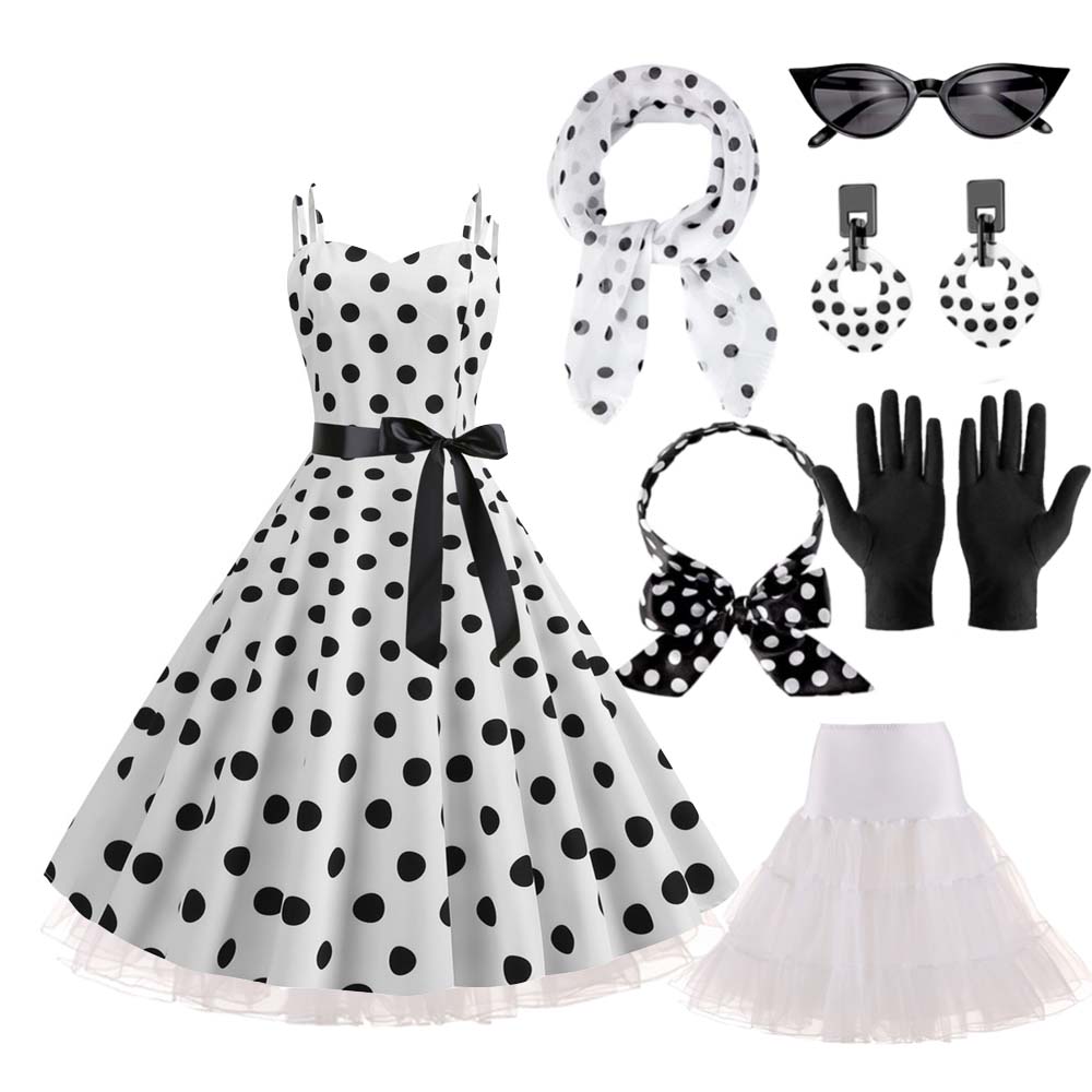 1950s 60s Carnival Costume Set - Women'S Accessories In The 1950S recension och pris