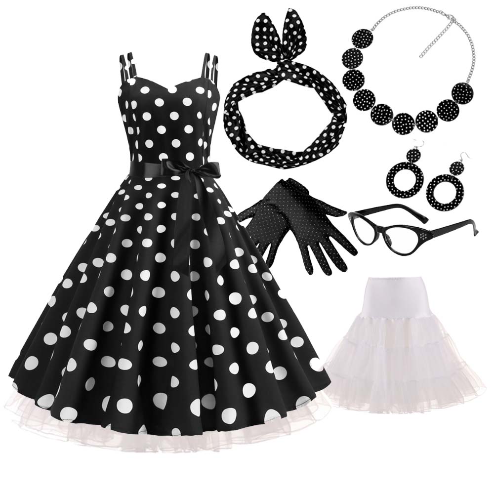 1950s 60s Carnival Costume Set - Women'S Accessories In The 1950S recension och pris