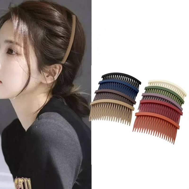 Solod Color Plastic Side Hair  - Women Accessories Wholesale China recension och pris