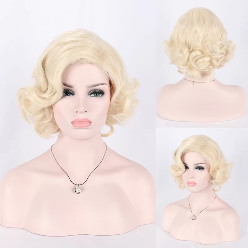 Synthetic Short Curly Hair Blo - Women'S Accessories In The 1950S recension och pris