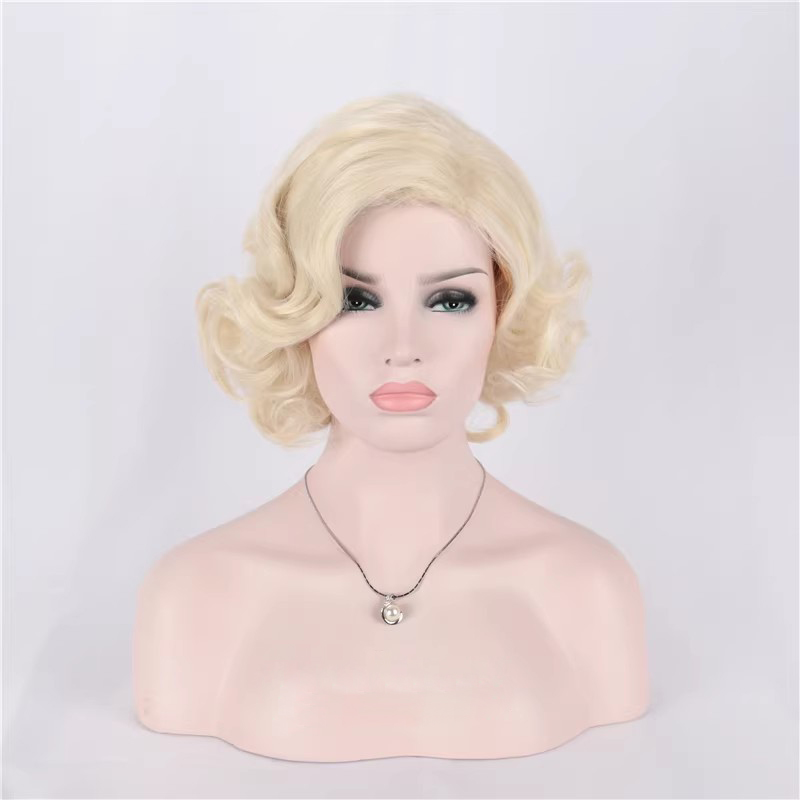 Synthetic Short Curly Hair Blo - Women'S Accessories In The 1950S recension och pris