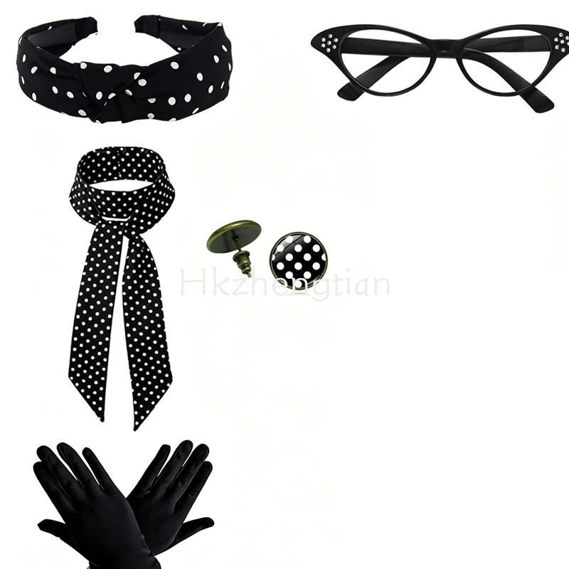 1950s Retro Polka Dot Accessor - Women'S Accessories In The 1950S recension och pris