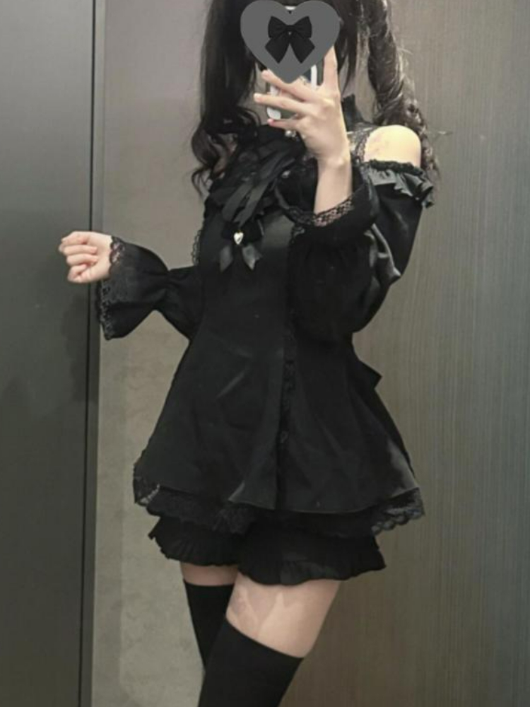 Women Lolita Two Piece Set Col - Layered Necklace Set recension och pris