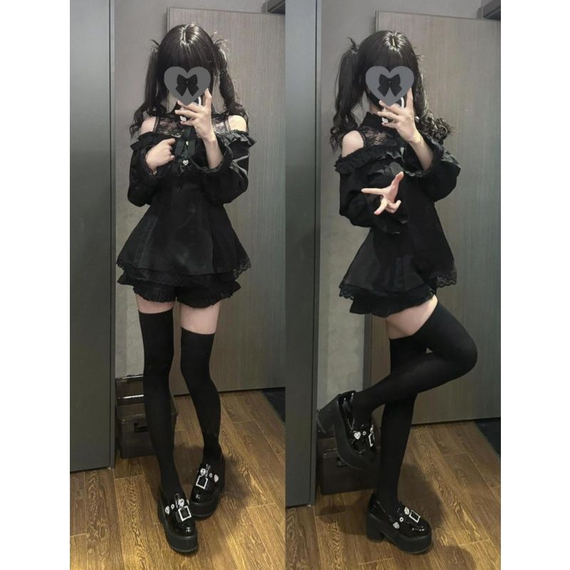 Women Lolita Two Piece Set Col - Layered Necklace Set recension och pris