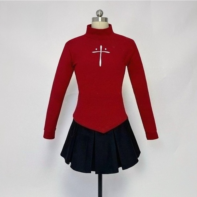 Anime Tohsaka Rin Cosplay Cost - Women'S Red Accessories recension och pris
