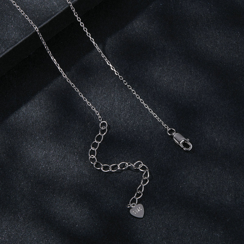 Bamoer U 0.5CT Moissanite Neck - Layered Necklace Set recension och pris