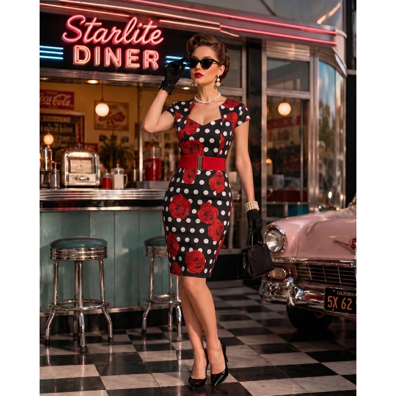 10PCS/SET Ladies Retro 1950s D - Women'S Accessories In The 1950S recension och pris